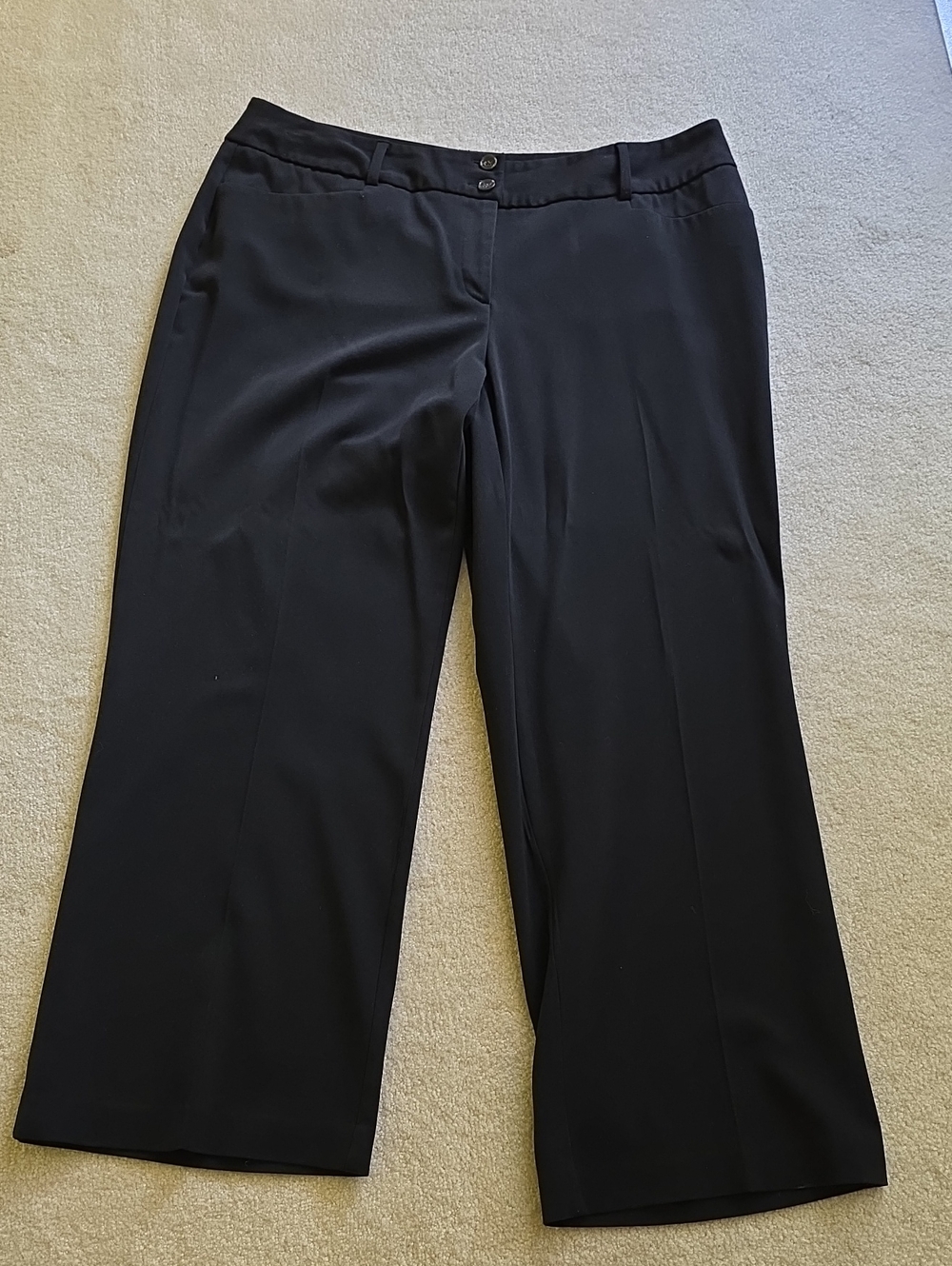 Alfani Black Wide-Leg Dress Pants for Women